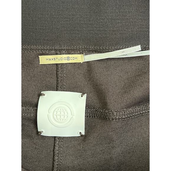 NWT Max Studio Ponte Knit Mid Rise Pull On Pants Leggings, Size Small, MSRP $98 - Picture 7 of 12